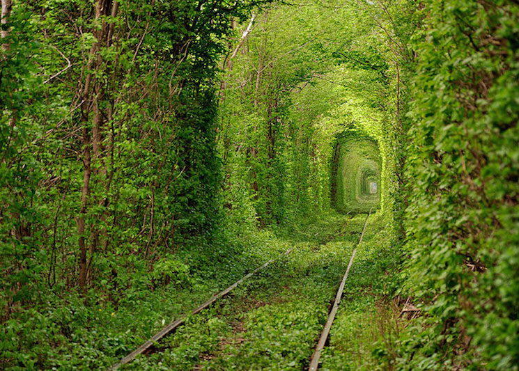 Романтический тоннель любви, Украина