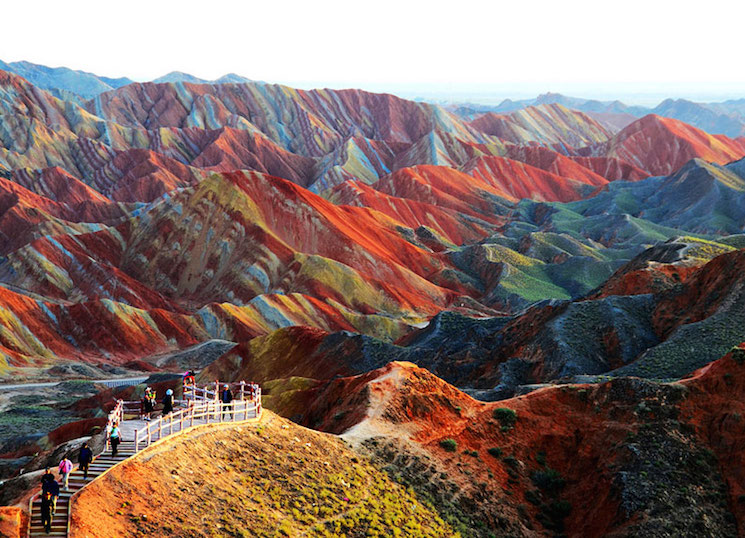 Китай, Цветные скалы Чжанъе Данксиа