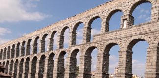 Древние римские акведуки на 3D карте