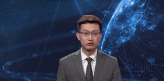 Электронный цифровой диктор с искусственным интеллектом в виде голографии Цифровой диктор с искусственным интеллектом