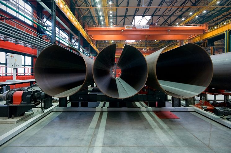 Трубопрокатный цех в Челябинске