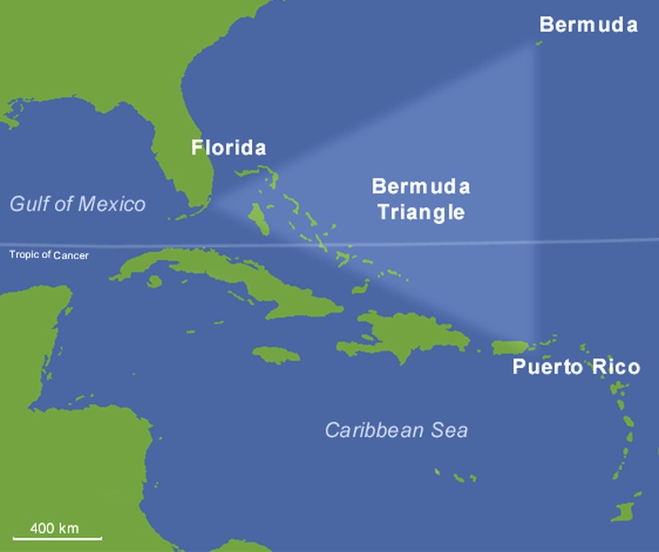 Карта Бермудских островов