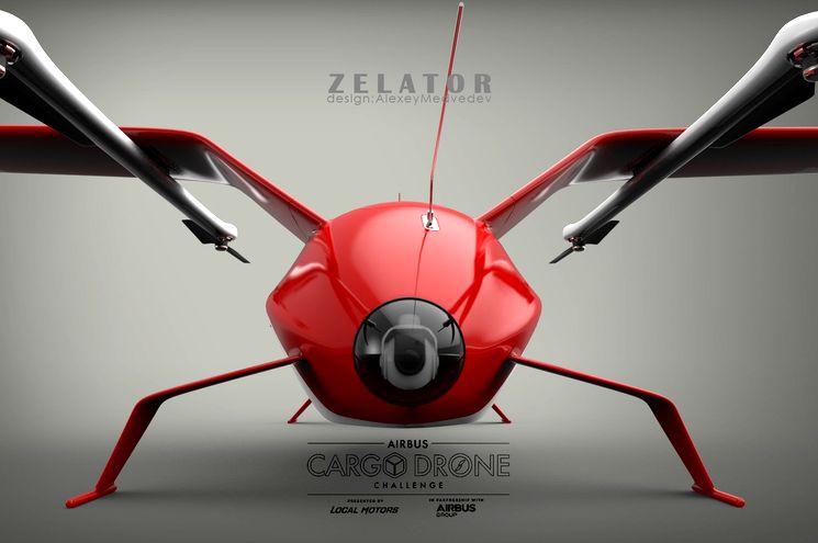 Концепт-беспилотник Zelator 28 для Airbus