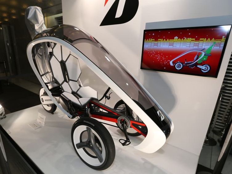 Электро-вело-трицикл от Bridgestone — японский городовой