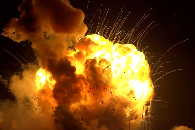 Крушение ракеты Antares 29.10.2014