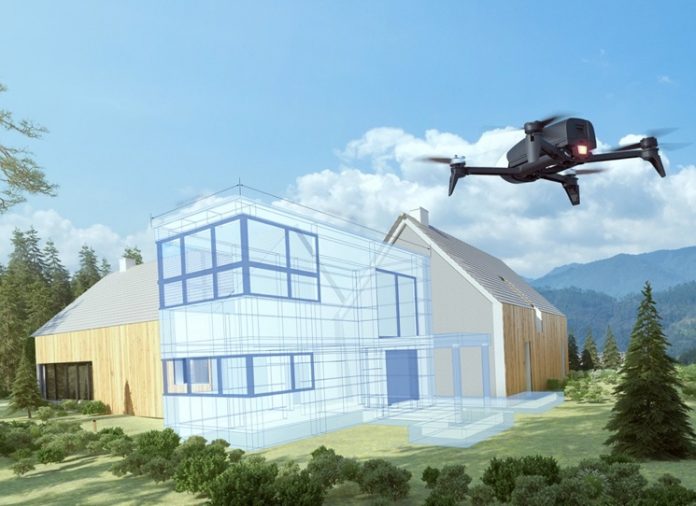 Дрон квадрокоптер для построения 3D модели