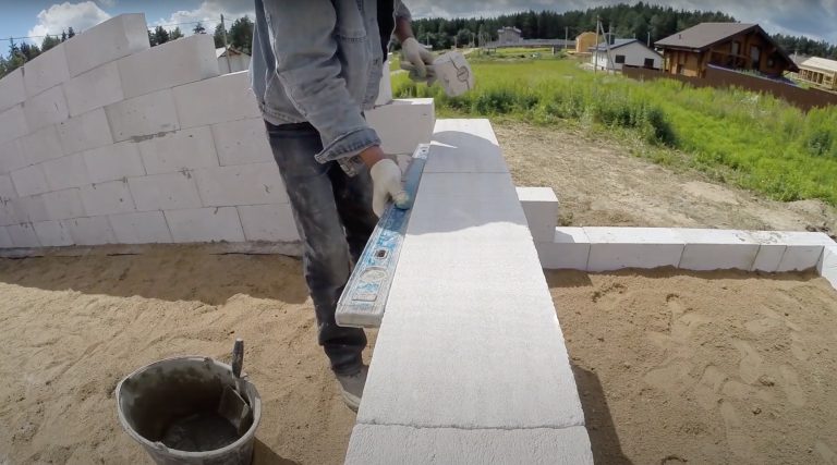 Веранда из газобетона