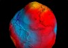 Гравитационная модель Земли, на основе данных спутника GOCE к марту 2011