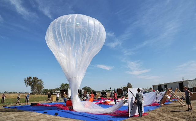 Подготовка к запуску Google Loon
