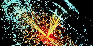 Появление бозона Хиггса при столкновении протонов