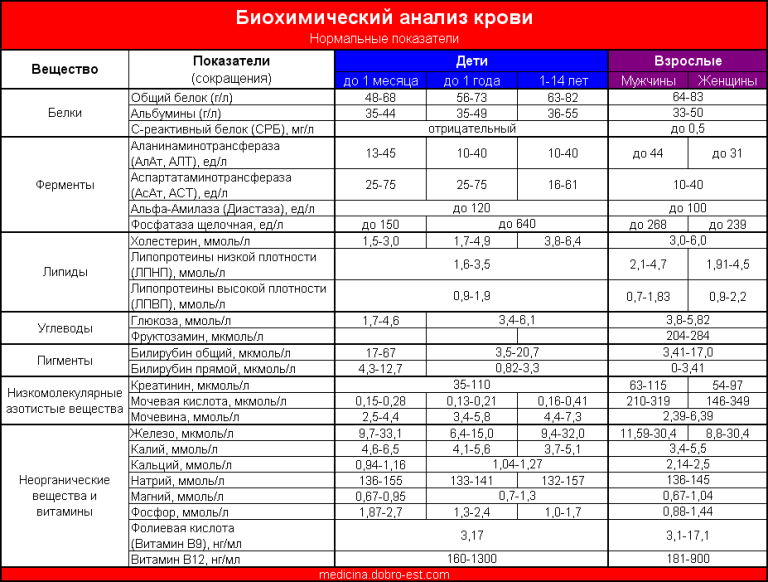Биохимический анализ крови: основные показатели и их значение для оценки здоровья