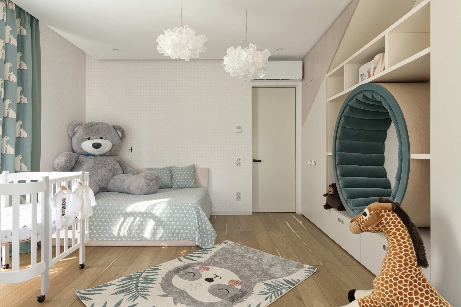 Детская комната в стиле модерн Детская комната в стиле модерн