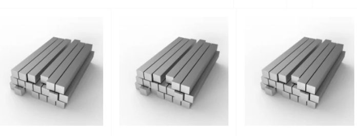 калиброванный стальной квадрат