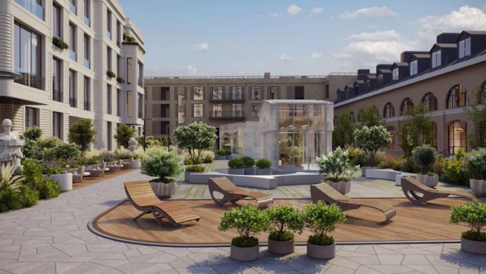 Современный двор