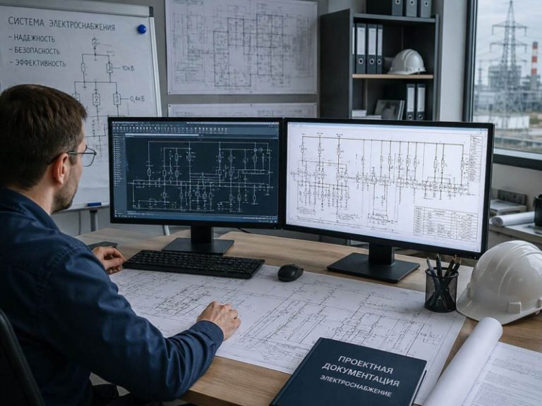 разработка систем электроснабжения объектов