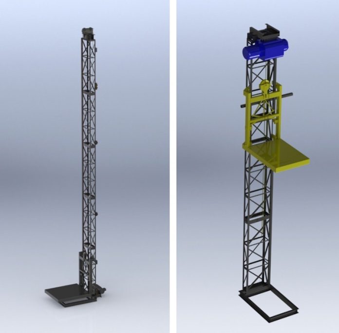 Аренда мачтового подъемника