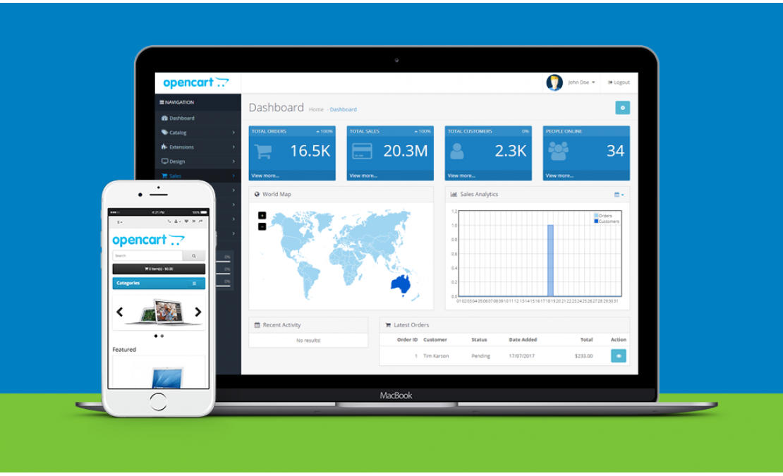 хостинг Опенкарт