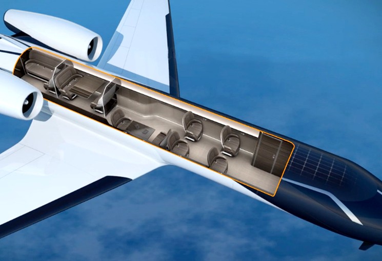Самолет концепт IXION Jet 