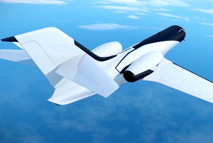 Самолет концепт без иллюминаторов IXION Jet 