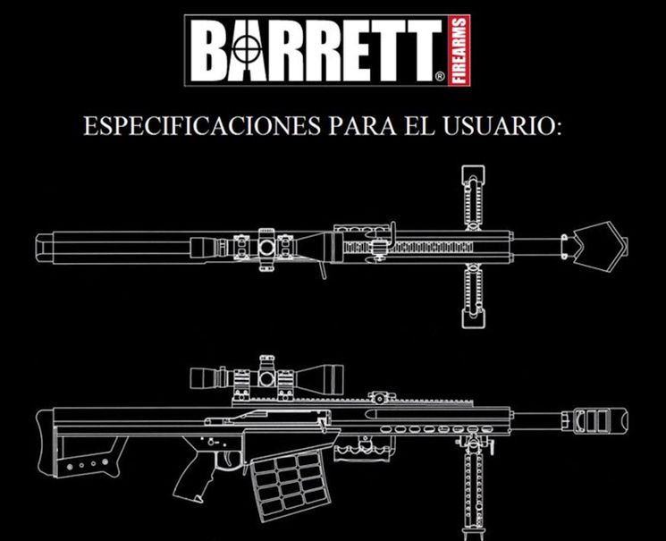 Конструктивные особенности гранатомета Barrett XM109
