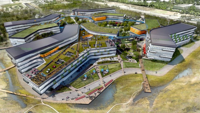 Новая штаб-квартира Google в Калифорнии