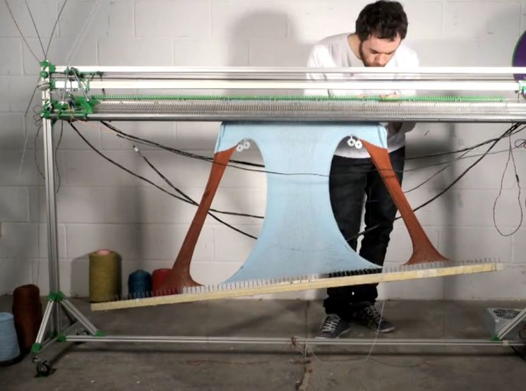 Вязание свитера на 3D принтере