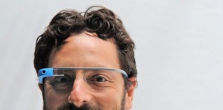 Сергей Брин тестирование Google Glass