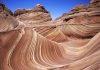 Разноцветные слои песчаника в Аризоне