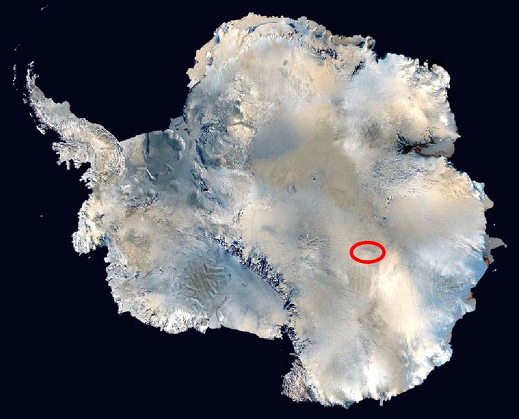 Антарктическая станция Восток - южный полюс холода