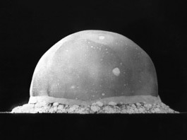 Ядерный взрыв Тринити - 0.016 сек после детонации