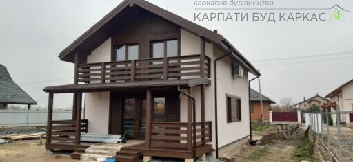 Энергосберегающий каркасно-щитовой дом в Киеве от компании КБК